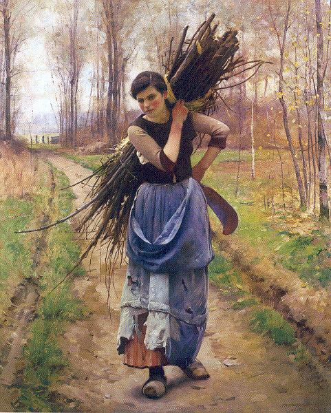 Pearce, Charles Sprague The Woodcutter's Daughter